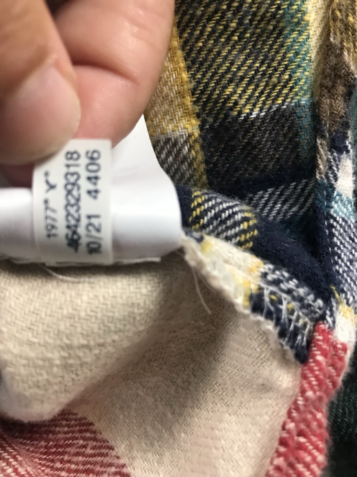 American Eagle AE Patchwork Plaid Cozy Cabin Crop… - image 16