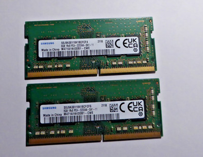 DDR4 SO-DIMM 16GB (2x8GB) Samsung M471A1K43DB1-CWE 3200 MHZ gebraucht-getestet-g
