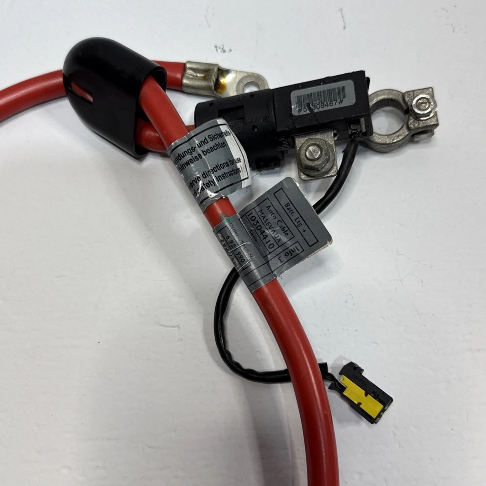 Cable terminal de batería positivo OEM BMW E60 E63 E64 M6 645 650 550 2004-2010 Foto 3 de 4
