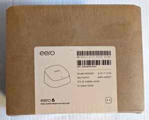 Eero 6 Routeur Wi-Fi à double bande Mesh N010001 - Nouvelle marque scellée