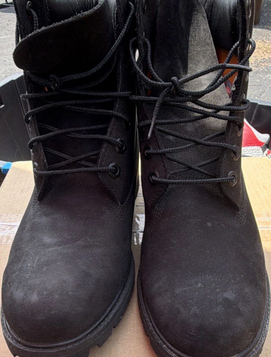 Timberland Boots Mens Size 13 Black Leather Hainsworth Insulated Winter‎ Snow Timberland Boots Mens Size 13 Black Leather Hainsworth  main image 2