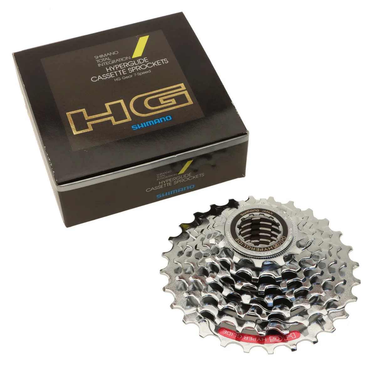 Cassette Shimano Hyperglide Deore DX FH-M560 7 Vitesses + Chaîne - Japon, Occasion