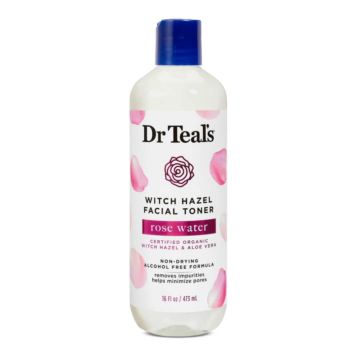 Dr Teal's Witch Hazel & Aloe Vera Non-Drying Facial Toner, Rose