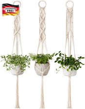 Makramee Pflanzenhänger Wandbehang 99cm Boho Wohnraum Dekoration