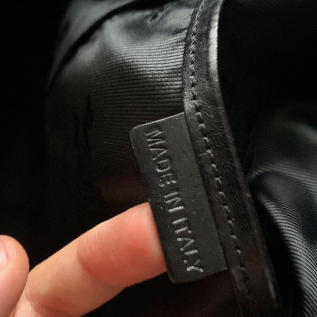 即購入OK バーバリープローサム クラッチバッグ ウィンターストーム Burberry Prorsum Winter Storm Black Leather Top Handle Bag