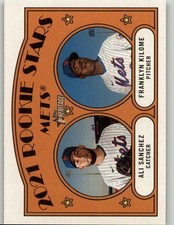 2021 Topps Heritage Rookie Stars Ali Sanchez Franklyn Kilome #155 Mets