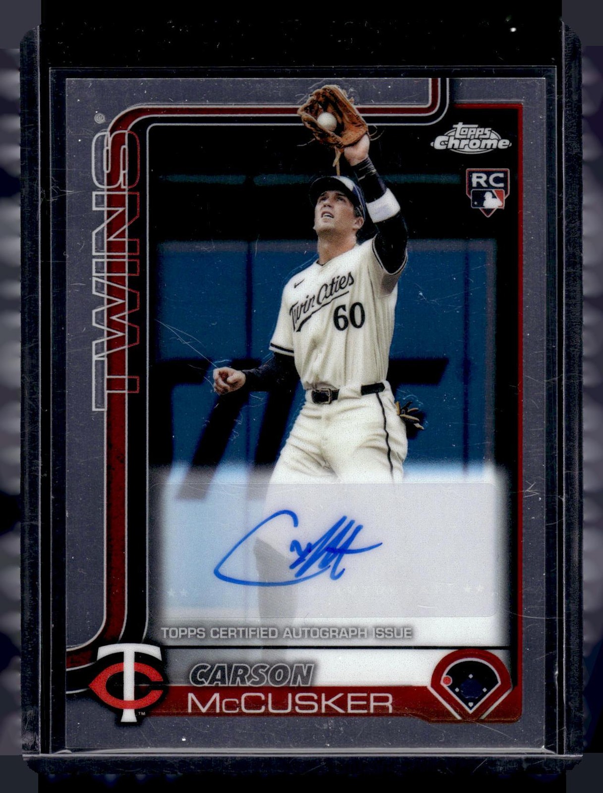 2025 Topps Chrome Update #AC-CMC Carson McCusker Chrome Update Auto