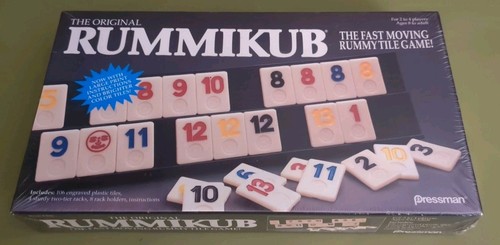 NEU VINTAGE The Original Rummikub Game Pressman 1990 Edition Sealed