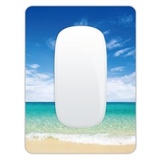 Small Mouse Pad, Mini Pad 6 X 8 Inch with 8L x 6W inches, Beach