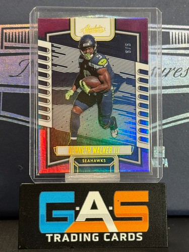 2023 Panini Absolute - Kenneth Walker III #42 Purple Spectrum /5 SSP Seahawks