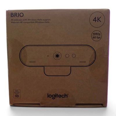 Logitech Brio 4K Ulta HD Webcam, 960-001105 NIB