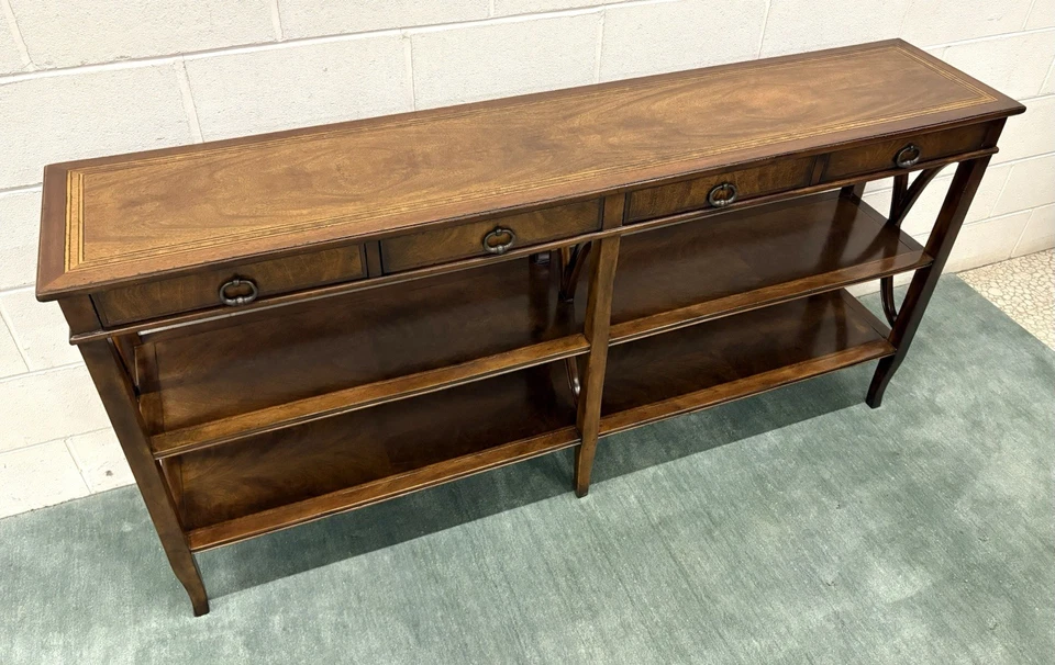 Theodore Alexander "Trocadero" Console / Etagere With Four Drawers, Near Mint - Image 4 of 4