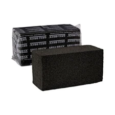 Boardwalk GB12PC 8" x 4" Grill Brick - Black (12/CT) New