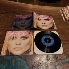 Debbie Harry French Kissin 45 7" Vinyl UK Chrysalis CHS3066  1986 W/ Poster