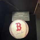 Jim Rice Signed Rawlings Baseball Boston Red Sox Fanatics Authentic COA