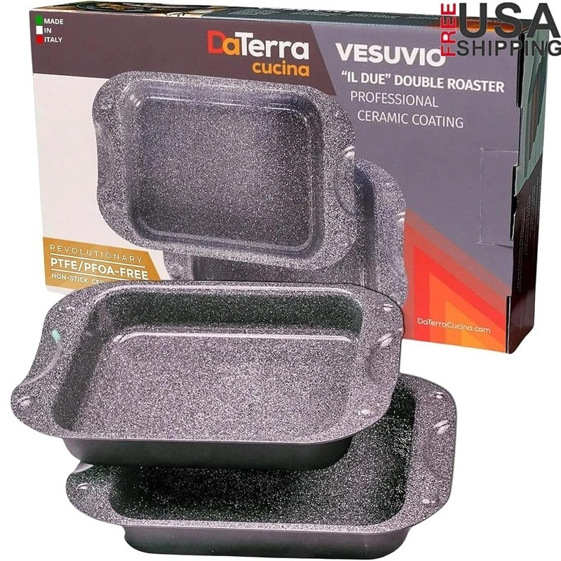 Nonstick Ceramic Roaster Pan Baking Set Oven Safe Easy Cleanup Versatile Cooking
Opens in a new wind