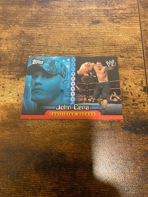 2006 Topps WWE Insider Restricted Access Champions John Cena #C1