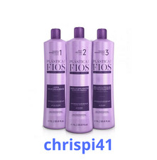 Cadiveu Plastica dos Fios Straightener Brazilian Keratin Hair Treatment 3x1L 