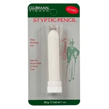 Clubman Jumbo Styptic Pencil, Treat and Seal 1 Ounce (pack of 1), White