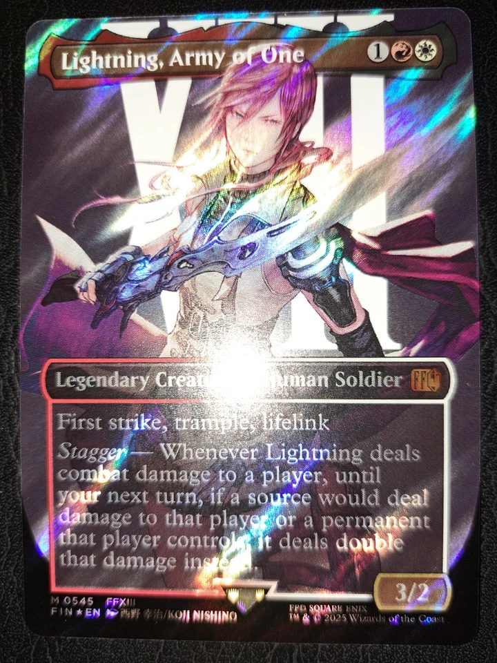 MtG Lightning, Army of One - FINAL FANTASY - Surge Foil - Englisch FIN 0545 - Bild 3 von 4