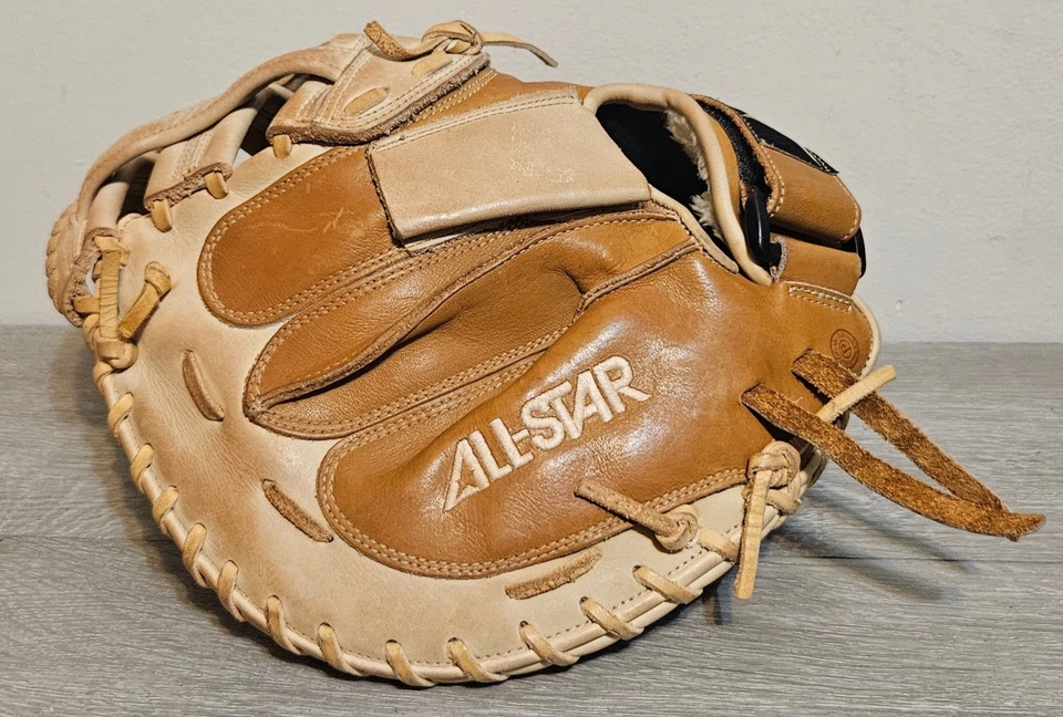 Luva de apanhador de softbol All Star MVP Series CMW3001 33” arremesso para a mão direita - Imagem 3 de 4