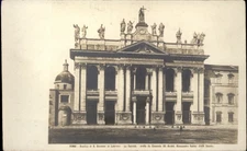 RPPC Basilica di S Giovanni in Laterano Rome Italy vintage postcard a338