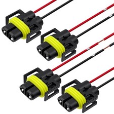 H11 H9 H8 880 881 Female Nylon Pigtail Wiring Harness for Headlight or Fog