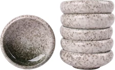 Soy Sauce Bowls Dipping Sauce Dish Ceramic Pinch Bowl Japanese Dishes 3.75 Inch 