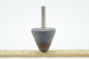 Unbranded Conical Cone 1/4 Inch Shank Grinding Stone