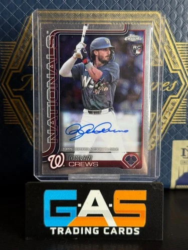 2025 Topps Chrome - Dylan Crews Rookie Autographs #RA-DC (AU, RC) Auto Nationals