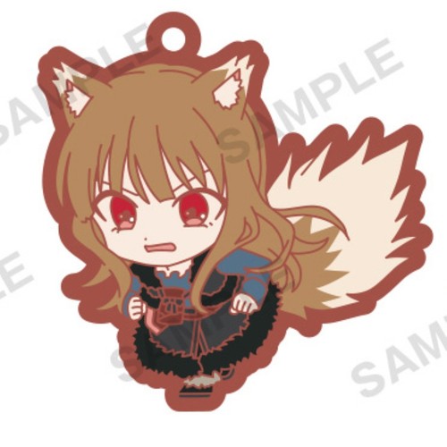 GEWÜRZ UND WOLF Mini Gummi Schlüsselanhänger HICI #2 Holo (D) BUSHIROAD Japan - Bild 1 von 1