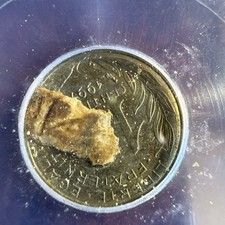 Republic of Francaise 10centime with Unknown Lunch or other In Slab With Coin