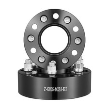 2in 6x5.3inch Forged Wheel Spacers 6 Lug 4PC Black Matte
