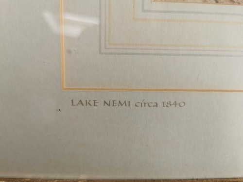 Genuine British Museum Ltd Edition Framed Print J M William Turner LAKE NEMI - Picture 12 of 13