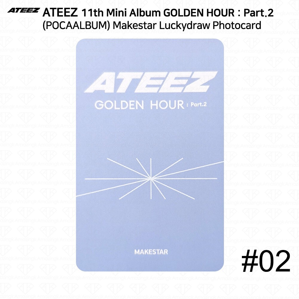 ATEEZ The 11th Mini Album Golden Hour Part.2 Makestar