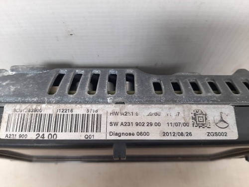 Mercedes SL R231 W231 Bordcomputer Display Bildschirm A2319012300 - Picture 2 of 3