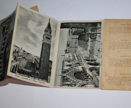 Vintage Ricordo Venezia Travel Book Pull Out Pictures Italy CSM3 - Picture 5 of 5