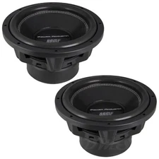 (2) Power Acoustik BAMF-152 | 15 Inch 3800W Dual 2 Ohm Car Audio Subwoofers Pair