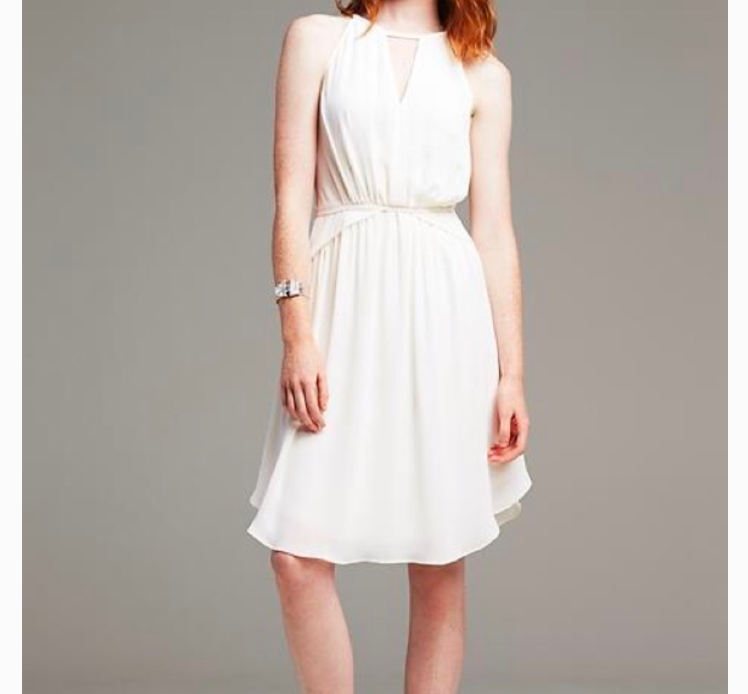 ivory halter dress Mei High Split Halter Neck Maxi Dress in Ivory
