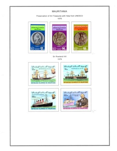 MAURITANIA 1965-1980 COLLEZIONE DI 400+ SET PER LO PIÙ IN PERFETTE CONDIZIONI ALCUNI USATI SU 50 PAGINE - Foto 20 di 24