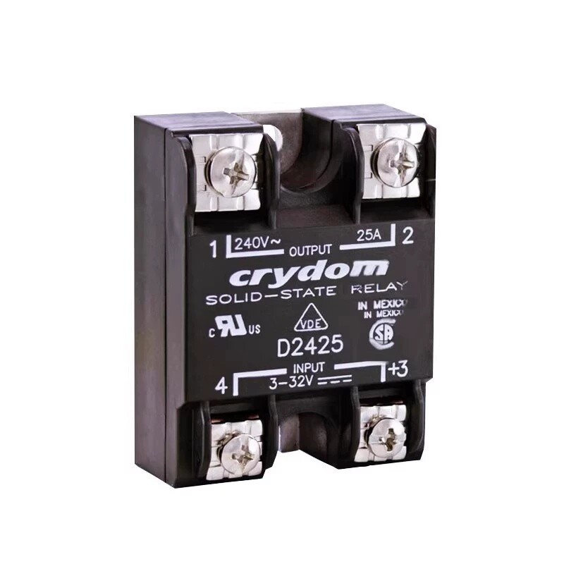 1PC New Crydom D2425 Output 240V 25A Input 3-32V Single-phase Solid State Relay