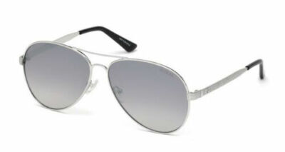 Guess Sunglasses Woman Silver Aviator GU7501/s 58-14-140*3