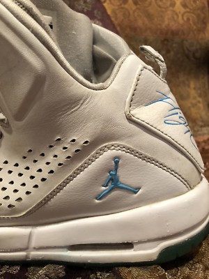 Jordan SC-3 Premiun Basketball Shoes Nike White / Carolina Blue Size 13 2014. Jordan 3 Retro  main image 4