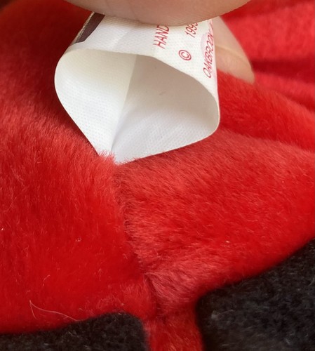 TY Beanie Baby - MAC the Cardinal ALL FOUR ERRORS - Excellent! - Afbeelding 11 van 12