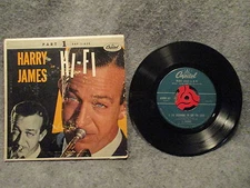 45 RPM 7" Record Harry James In Hi-Fi Part 1 Capitol Records EAP 1-654 Excellent