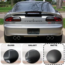 MATTE BLACK FRONT+REAR LETTERS INSERTS FOR CAMARO 1992-2002 NOT DECALS