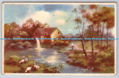 R763117 Im Dorf Lake House Newman Wolsey Pastell Serie Nr. 523 Dorothy Kee