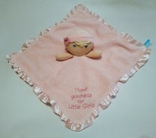 Kids Preferred Plush Pink Baby Doll Security Blanket Thank Goodness Little Girls