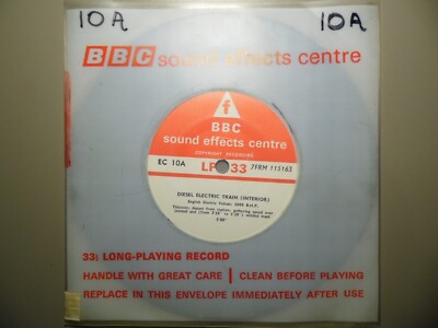 BBC Soundeffekte Vinyl Schallplatte: Zug: English Electric Vulcan - EC10A
