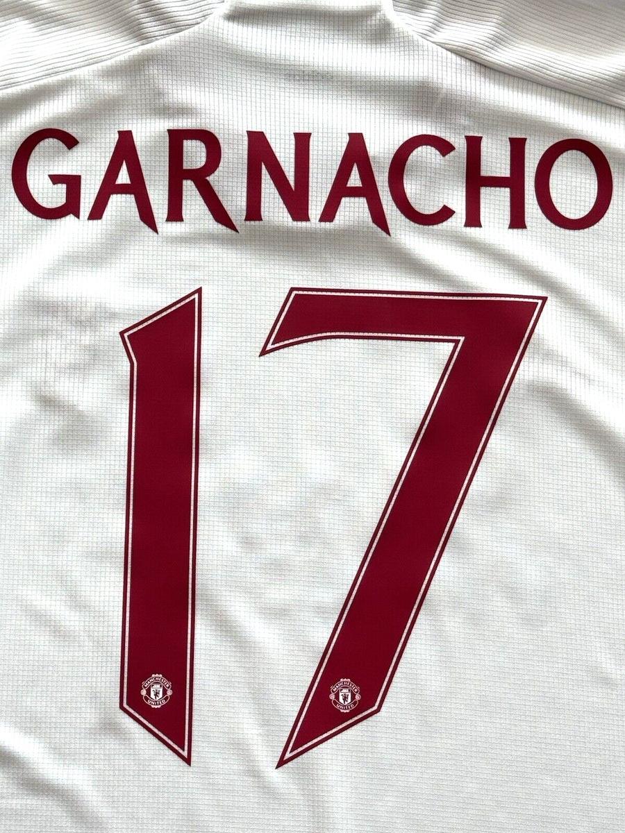マンチェスターユナイテッド GARNACHO 17番 ユニフォームMサイズ 2023/24 Manchester United Third UCL Jersey #17 Garnacho 3XL